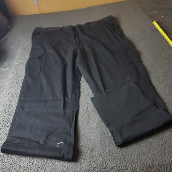 Boulder Creek Trading Cargo Pants Big Tall Mens Size 52 38L Black Cotton Chino K - Picture 1 of 7